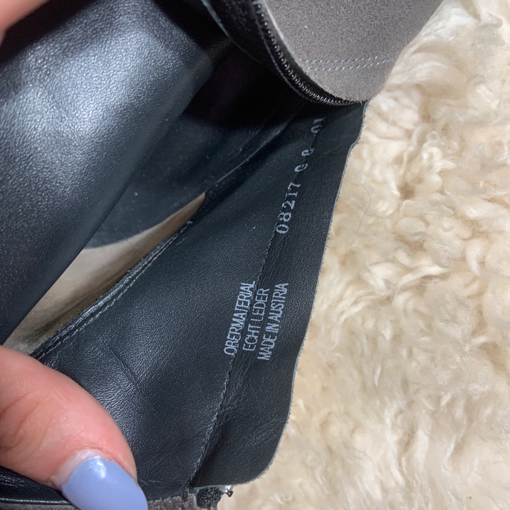 PAUL GREEN DELGADO GREY SUEDE ANKLE BOOTIES - Picture 5 of 6